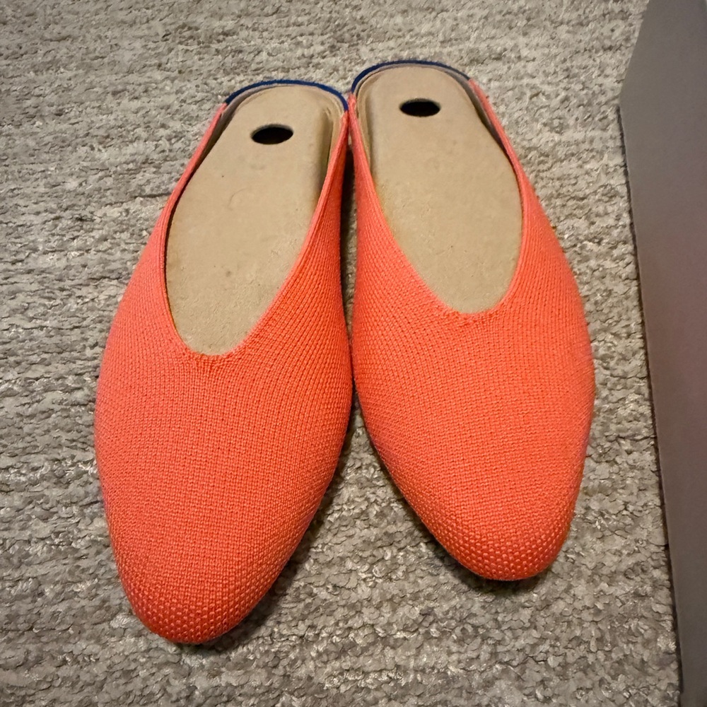 Rothy's Vibrant Orange Mules